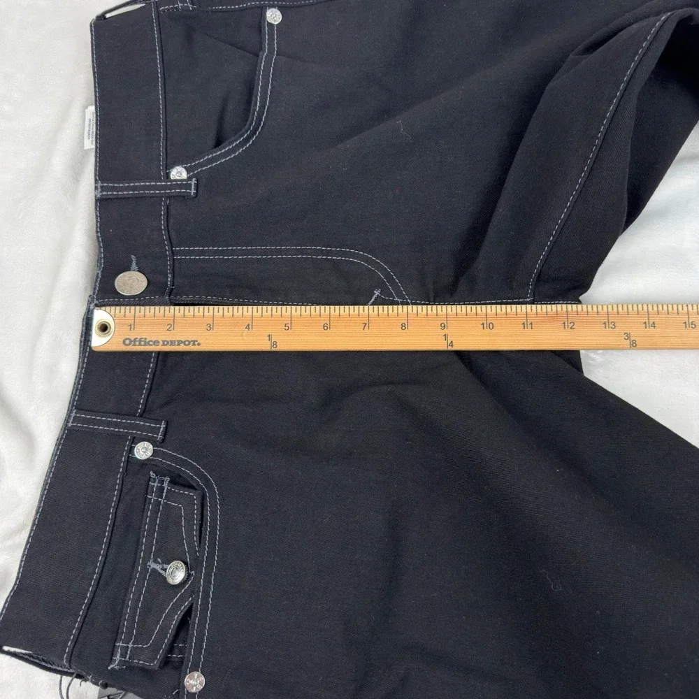 True Religion Ricky Flap SN Black Jeans Mens 34x32 (36 waist) Straight Leg NEW